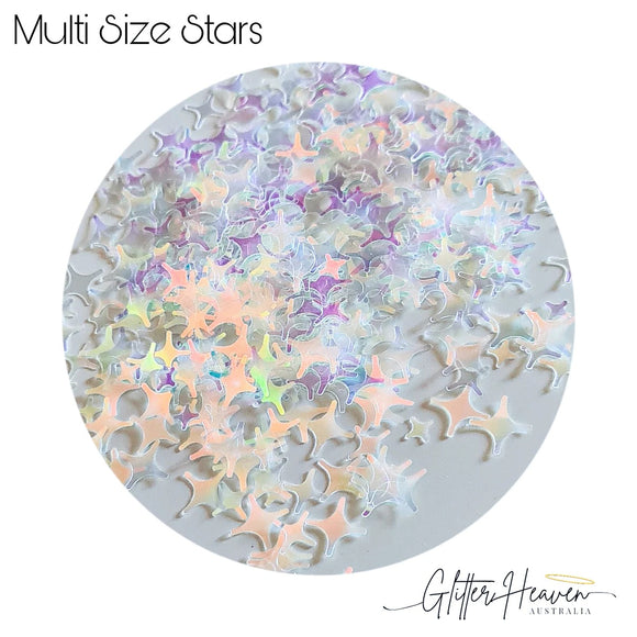 Glitter Heaven Multi Size Stars