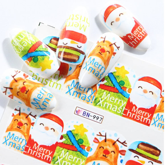 Christmas Water Decal BN-997 1008