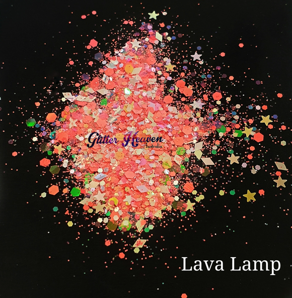 Glitter Heaven Lava Lamp