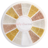 Daily Charme Metallic Caviar Beads Mixed Wheel / 3 Colors